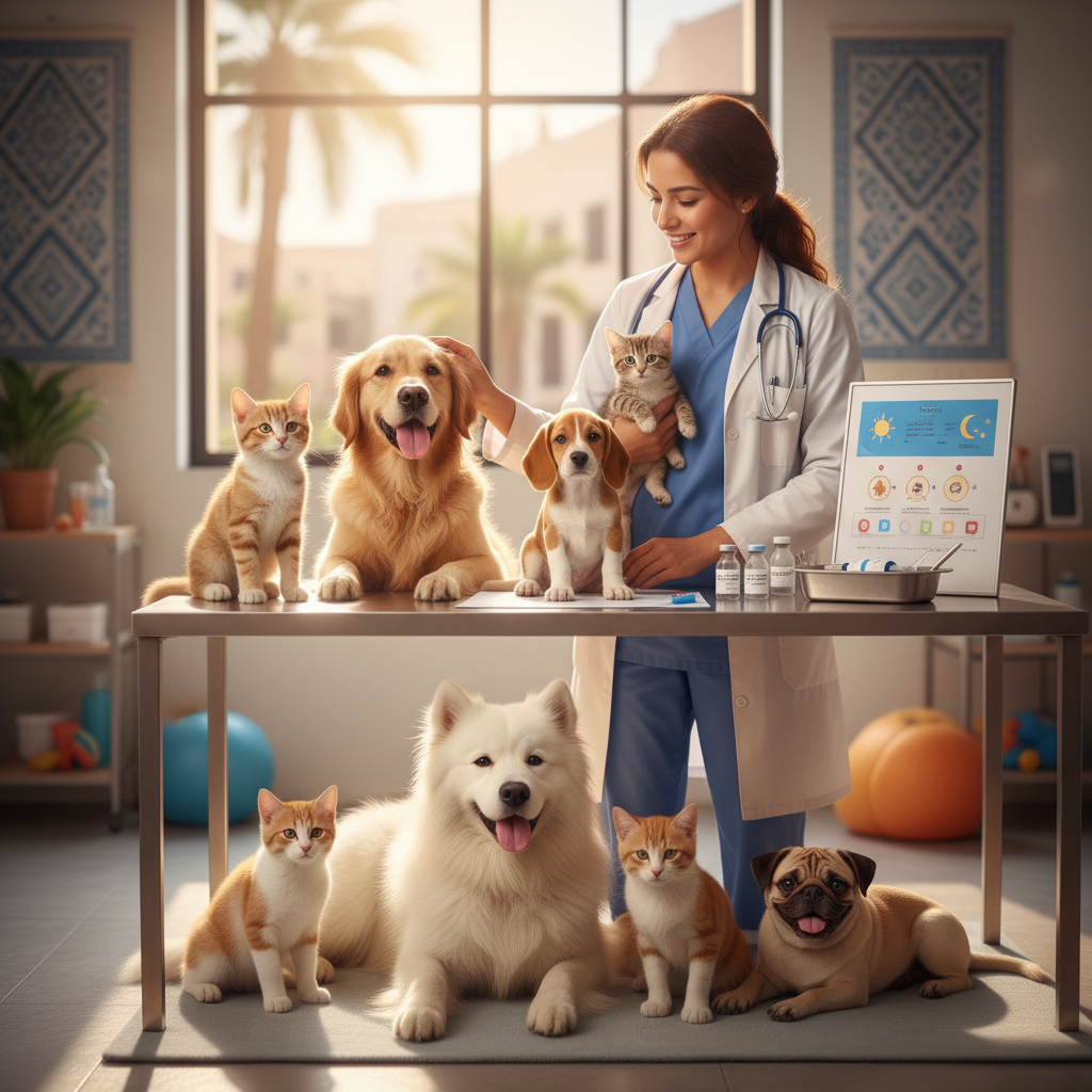 Protéger Nos Compagnons : Calendriers de Vaccination pour Chats et Chiens au Maroc