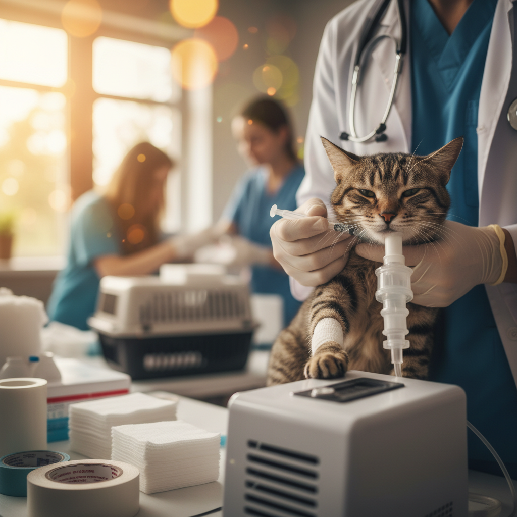 Un Nouveau Souffle : Protocoles Pratiques pour le Traitement des Infections Respiratoires chez les Chats des Rues Marocains