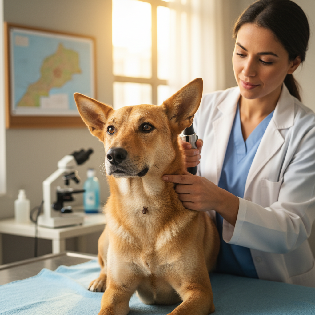 Protéger Nos Compagnons Canins : Comprendre, Diagnostiquer et Prévenir les Maladies Transmises par les Tiques au Maroc