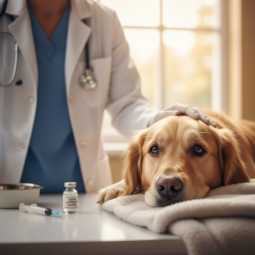 Maladie de Carré Canine : Comprendre les Symptômes Neurologiques, Gérer les Soins de Soutien et Pourquoi la Vaccination est Essentique