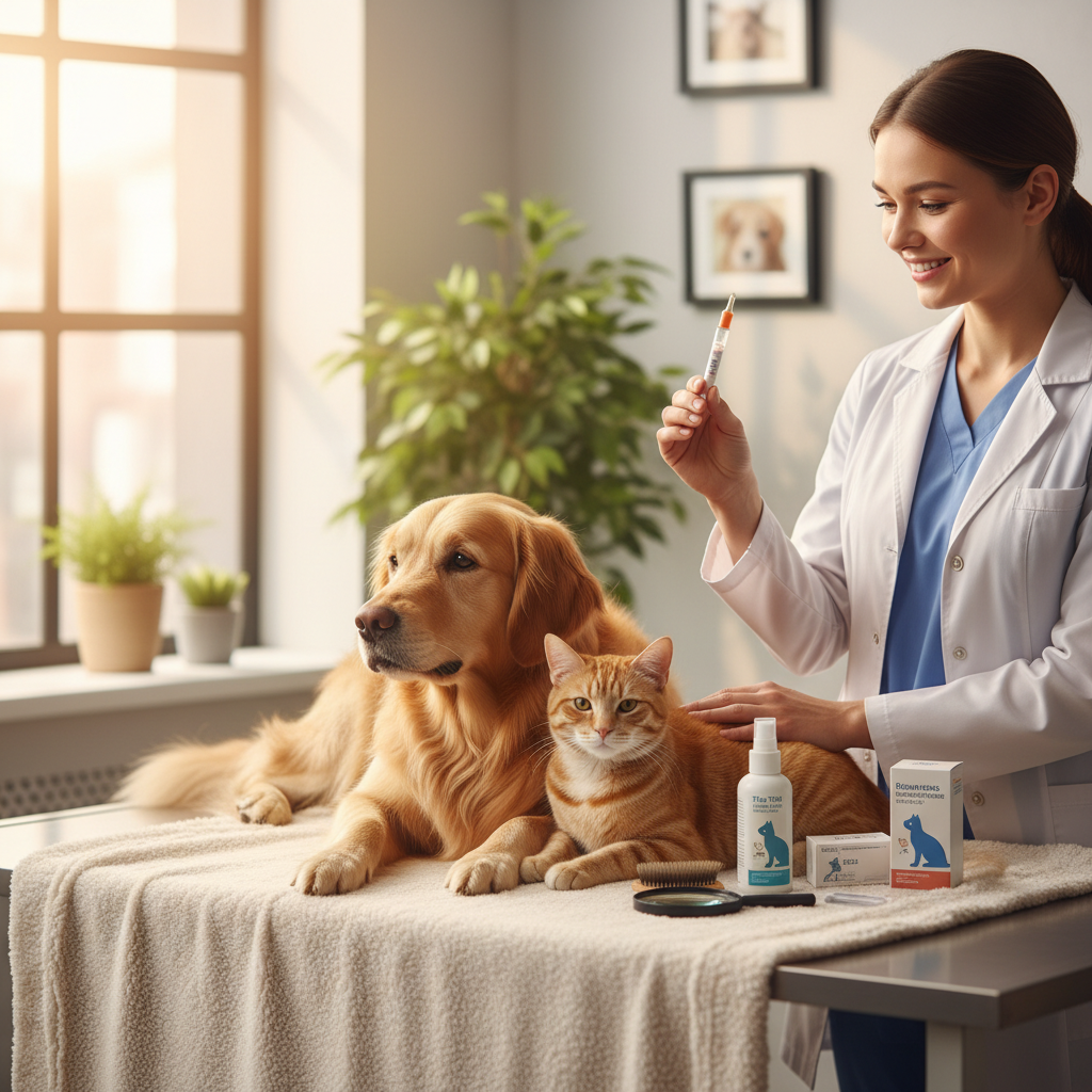 Gardiens de la Santé : Lutte Complète Contre les Parasites Chez les Chats et les Chiens au Maroc